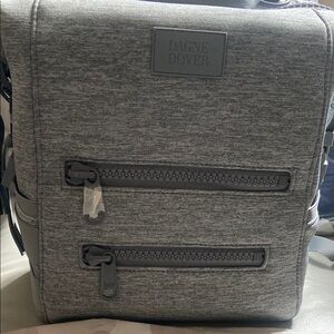 Dagne Dover Heather Gray DiaperBag Backpack NWT